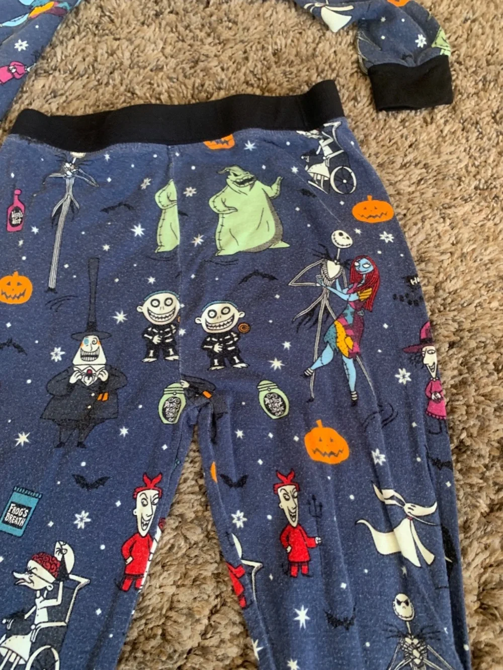 Disney Little Sleepies Spooky Nightmare before Christmas Bamboo Pajamas Sz.5/6